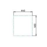 ΝΕΡΟΧΥΤΕΣ Pyramis PYRAGRANITE ISTROS Dark Beige (46x50) 1B - 070043911