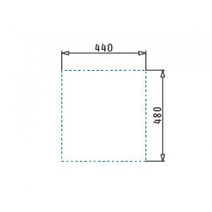 ΝΕΡΟΧΥΤΕΣ Pyramis PYRAGRANITE ISTROS Dark Beige (46x50) 1B - 070043911