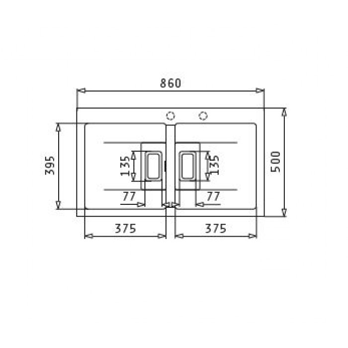 ΝΕΡΟΧΥΤΕΣ Pyramis PYRAGRANITE KARTESIO Iron Grey (86X50) 2B - 070054311