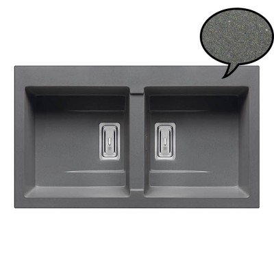 ΝΕΡΟΧΥΤΕΣ Pyramis PYRAGRANITE KARTESIO Iron Grey (86X50) 2B - 070054311