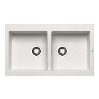 ΝΕΡΟΧΥΤΕΣ Pyramis PYRAGRANITE ATHLOS Snow (86X50) 2B - 070071211