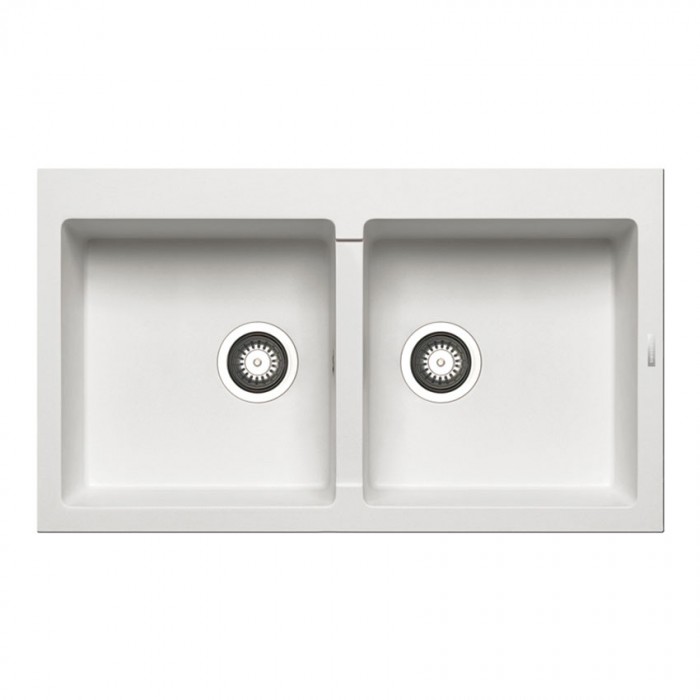 ΝΕΡΟΧΥΤΕΣ Pyramis PYRAGRANITE ATHLOS Snow (86X50) 2B - 070071211