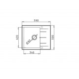 ΝΕΡΟΧΥΤΕΣ Pyramis PYRAGRANITE ALAZIA Dark Beige (59x50) 1B 1D - 079809211