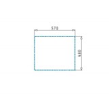 ΝΕΡΟΧΥΤΕΣ Pyramis PYRAGRANITE ALAZIA Dark Beige (59x50) 1B 1D - 079809211