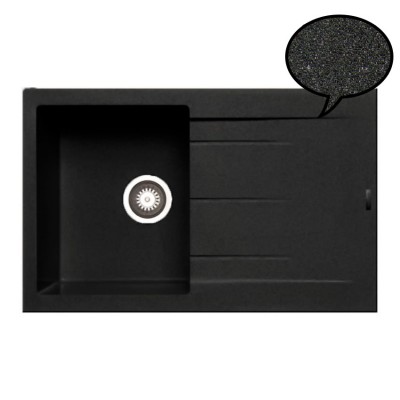 ΝΕΡΟΧΥΤΕΣ Pyramis PYRAGRANITE ALAZIA Carbon (79x50) 1B 1D - 079810611