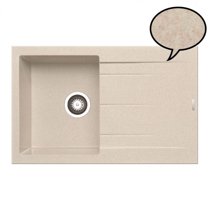 ΝΕΡΟΧΥΤΕΣ Pyramis PYRAGRANITE ALAZIA Dark Beige (79x50) 1B 1D - 079810711