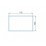 ΝΕΡΟΧΥΤΕΣ Pyramis PYRAGRANITE ALAZIA Iron Grey (79x50) 2B - 070037211