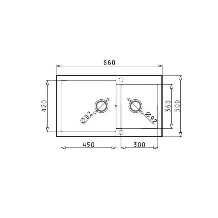 ΝΕΡΟΧΥΤΗΣ Pyramis PYRAGRANITE ALAZIA Ivory (86X50) 1 3/4B - 070105511