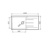 ΝΕΡΟΧΥΤΕΣ Pyramis PYRAGRANITE ALAZIA PLUS (100X50) Carbon 1B 1D  - 079813911