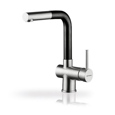 Μπαταρία κουζίνας Pyramis με ντουσ Capriccio Premium AΝΟΞΕIΔΩΤΟ & ΜΑΥΡΟ ΦΙΝΙΡΙΣΜΑ - 090917601