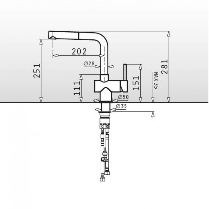 Μπαταρία κουζίνας Pyramis Capriccio Premium AΝΟΞΕIΔΩΤΟ & ΜΑΥΡΟ ΦΙΝΙΡΙΣΜΑ - 090917601