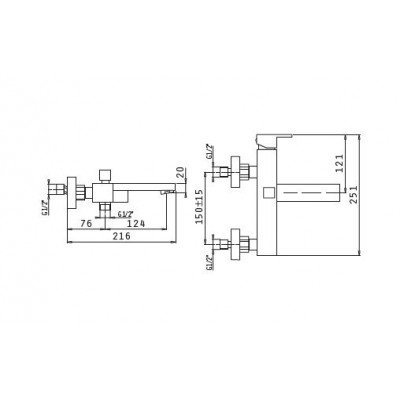 ΜΠΑΤΑΡΙΑ ΜΠΑΝΙΟΥ Streto Plus Pyramis - 090924201