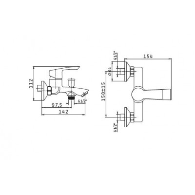 ΜΠΑΤΑΡΙΑ Λουτρού Delicato Plus Pyramis - 090925301