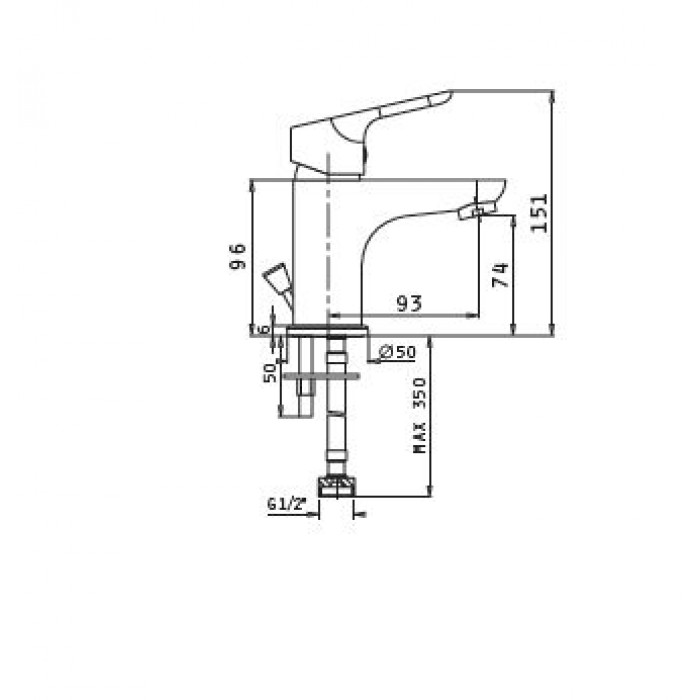 ΜΠΑΤΑΡΙΑ Νιπτήρα Tella Pyramis - 090925401