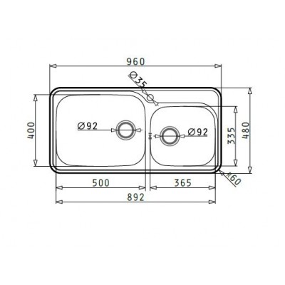 ΝΕΡΟΧΥΤΕΣ Pyramis SPACE PLUS (96Χ48) 2B Γυαλισμένο - 108716401