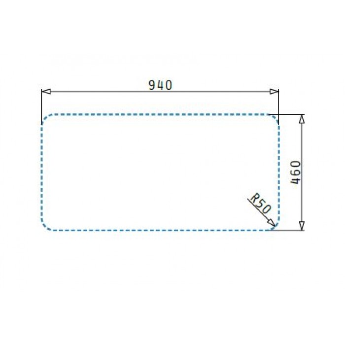 ΝΕΡΟΧΥΤΕΣ Pyramis SPACE PLUS (96Χ48) 2B Γυαλισμένο - 108716401