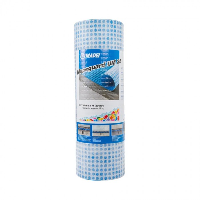 Mεμβράνη Αποσύμπλεξης Mapei Mapeguard UM 35 Πλάτος 1m Ρολό 30m