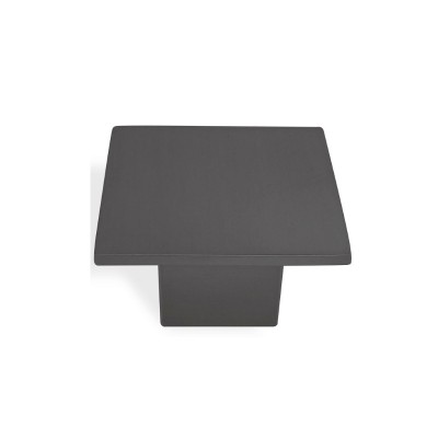 Μεταλλικό πόμολο επίπλων 1216 σε Μαύρο Ματ 25mm Χ 25mm Χ 20mm