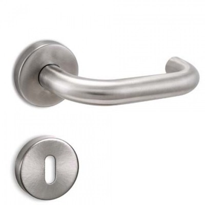 Πόμολο πόρτας S-10 Inox ζεύγος 2 τεμάχια 