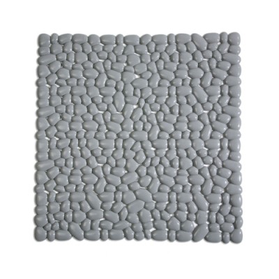 Αντιολισθητικό Ταπέτο Δαπέδου και Ντουζιέρας 3D Stones 06029 σε Ανθρακί