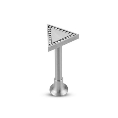 Αμπράζ Enis Τρίγωνο Strass Nickel Matt