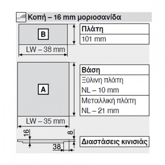 Μεταλλικό συρτάρι BLUM Legrabox -Κ- 14.4cm Βάθος 50cm με ενσωματωμένο φρένο και TIP ON σε χρώμα Ανθρακί