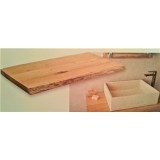 Μασίφ ξύλο δρυς για τοποθέτηση νιπτήρα μπάνιου διαστάσεων Πλάτος 90cm X Βάθος 50cm X Πάχος 4cm