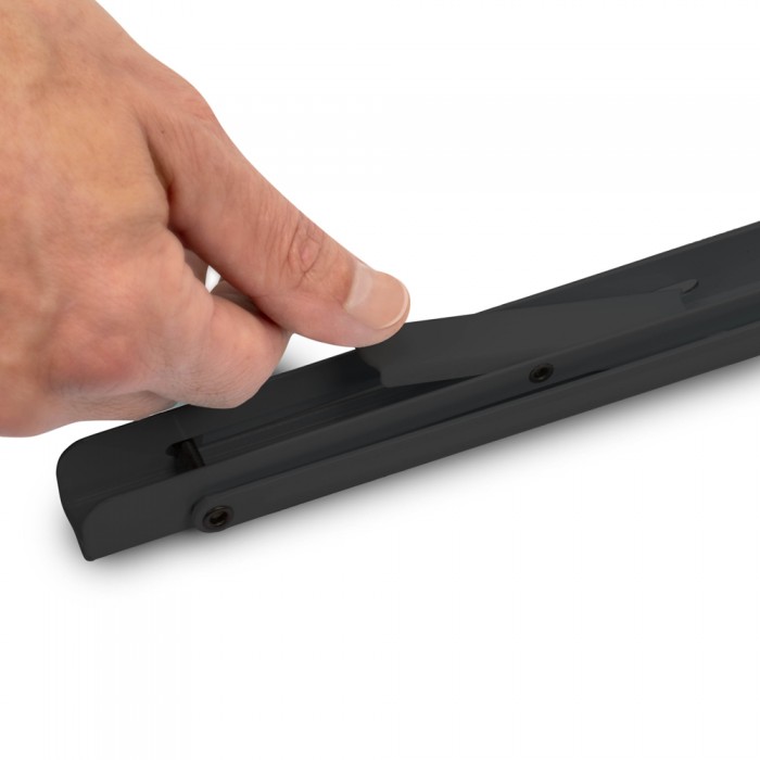 Πτυσσόμενα Στηριγμάτα Ξύλινων Ράφιών Σετ 2 Τεμαχίων με Μήκος 403mm για Βάρος Φόρτωσης μέχρι 60Kg Μαύρο EMUCA 7019114