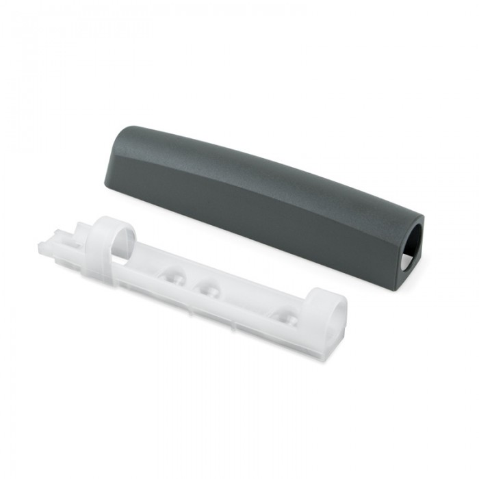 Θήκη Tip On Emuca 2005123 Ανθρακί 8cm για πόρτες με ελατήριο 