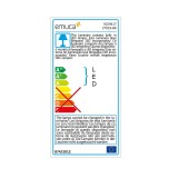 Εύκαμπτο Φωτιστικό (διαβάσματος) Kuma Square Emuca Λευκό 5029415 με 2 ενσωμετωμένες θύρες USB και διακόπτη αφής (1 Λυχνία και Μετασχηματιστής)