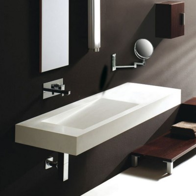 Επιτοίχιος Καθρέπτης Μπάνιου μεγεθυντικός 5x Ø17cm Tatay 06518.001