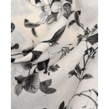 Λονέτα Τραπεζομάντηλο Σχέδιο Λουλούδια Federica 4 ατόμων (140x140cm) Εκρού