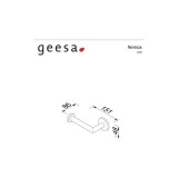 Χαρτοθήκη Επιτοίχια Inox Brushed Black Geesa Nemox 6509-410