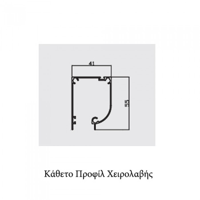 Σήτα ελατηρίου κάθετης κίνησης με κουτί 41mm σε χρώμα Καφέ Σκούρο