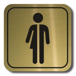 Σήμανση Non-Binary σε Χρυσό και Αντικέ