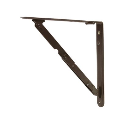 Γωνία ραφιού σπαστή με ασφάλεια IBFM σε καφέ χρώμα 20Χ20cm