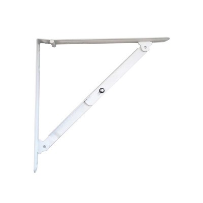 Γωνία ραφιού σπαστή με ασφάλεια IBFM σε λευκό χρώμα 20Χ20cm