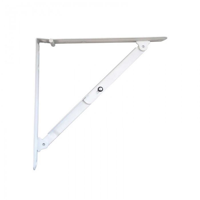 Γωνία ραφιού σπαστή με ασφάλεια IBFM σε λευκό χρώμα 40Χ40cm