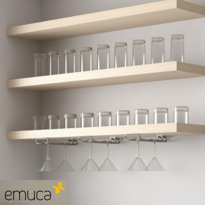 Βάση κολονάτων ποτηριών για μπαρ Emuca 8930111 L 41cm