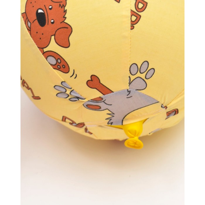 Βαμβακερή Θήκη Μπαλονόμπαλας Happy Dog σε 3 Αποχρώσεις One Size (26cm) Κίτρινο