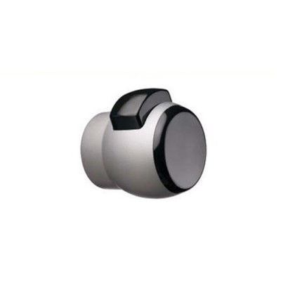 Κλειδαριά πόμολου για Ξύλινη Πόρτα Εισόδου και Γραφείου με Κλειδί έξω - Μπουτόν μέσα Meroni Nova N14 NA Αλουμίνιο Ματ