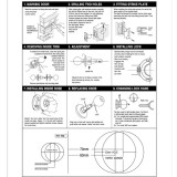 Κλειδαριά πόμολου Yale με 3 Κλειδιά και μπουτόν σε Χρώμα Χρυσό 40-C2MK-5856-ET-0211