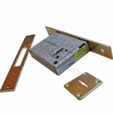 Κλειδαριά ασφαλείας Cisa Χρυσό (πρόσθετη) τύπου χρηματοκιβωτίου 57234 2στροφών με 5 κλειδιά.