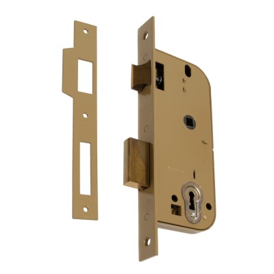 Κλειδαριά Μεσόπορτας YALE Κίτρινη Τετράγωνη 45x75 575-45