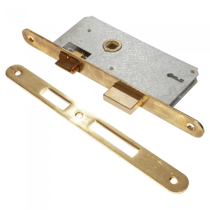 Κλειδαριά Domus Χρυσό Χωνευτή Μεσόπορτας με 2 Κλειδιά 80140