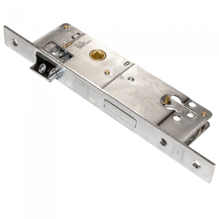 Κλειδαριά για πόρτα Αλουμινίου Χωρίς αφαλό Χωνευτή Domus 91135T