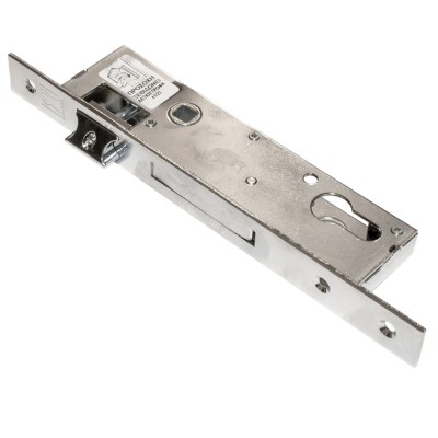 Κλειδαριά μαχαιρωτή για πόρτα Αλουμινίου Χωρίς αφαλό Χωνευτή Domus 91430T