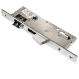 Κλειδαριά Μαχαιρωτή για πόρτα Αλουμινίου Χωρίς αφαλό Χωνευτή Domus 91435T