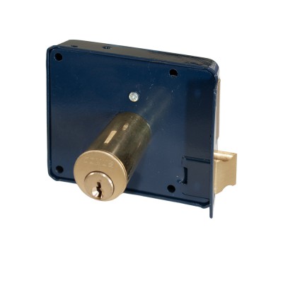 Κλειδαριά Domus Κουτιαστή Μπλέ Αριστερή ( L ) Αυλόπορτας χωρίς Αντίκρισμα 96050-L