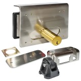 Ηλεκτρική Κλειδαριά Martin Κουτιαστή Νίκελ Αριστερή Αυλόπορτας βαρέως τύπου mr08055